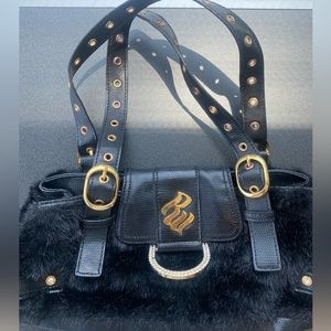 Rocawear Faux Fur Retro Handbag